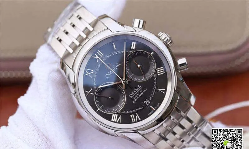 Omega De Ville Chronograph 431.10.42.51.01.001 OM Factory 1:1 Best Edition Replica Watch Swiss ETA9300